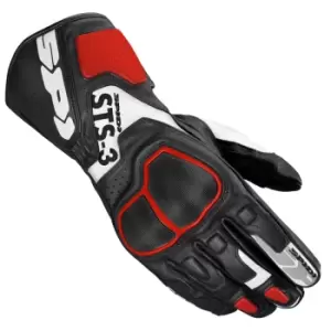 Image of Spidi Sts-3 Red Motorcycle Gloves S