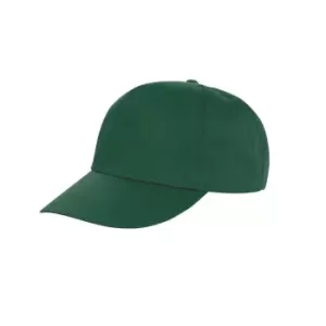 Image of Result Unisex Core Houston 5 Panel Printers Baseball Cap (One Size) (Bottle Green)