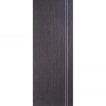 Image of Zanzibar Internal Prefinished Ash Grey Door - 762 x 1981mm
