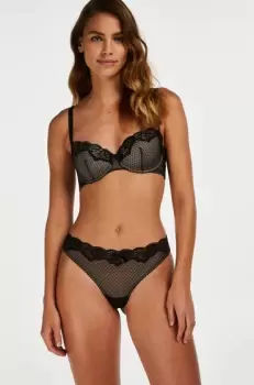 Image of Hunkemoller Marion thong Black