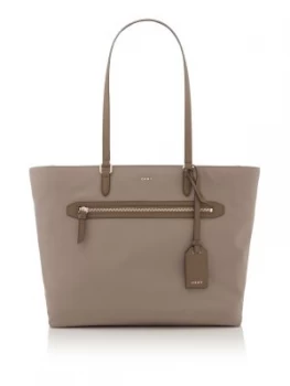 Image of DKNY Casey nylon large tote Neutral