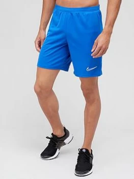 Image of Nike Dry Knit Academy 21 Shorts - Blue Size M, Men
