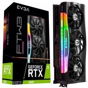 Image of EVGA FTW3 Ultra GeForce RTX3080 10GB GDDR6X Graphics Card