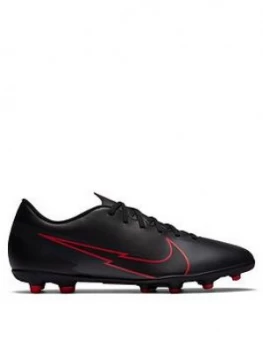 Image of Nike Mens Mercurial Vapor 12 Club Mg Football Boots, Black/Grey, Size 10, Men