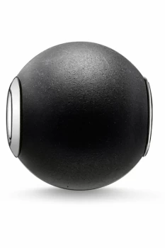 Image of Ladies Thomas Sabo Sterling Silver Karma Beads - Obsidian Matte Bead K0001-023-11