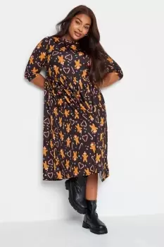Image of Print Smock Dress