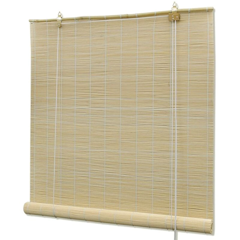 Image of VIDAXL Roller Blind Bamboo 80x220cm Natural Vidaxl 245817