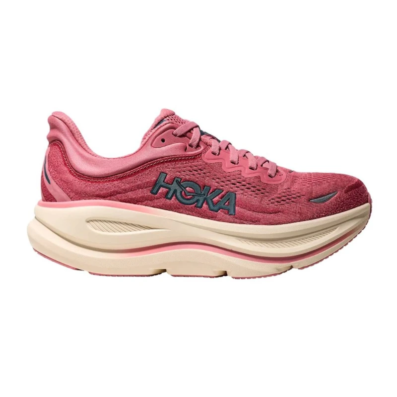 Image of Hoka Bondi 9 Pink Beige Women, Size EU 42