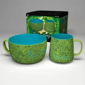 Image of Mug and Bowl Breakfast Set