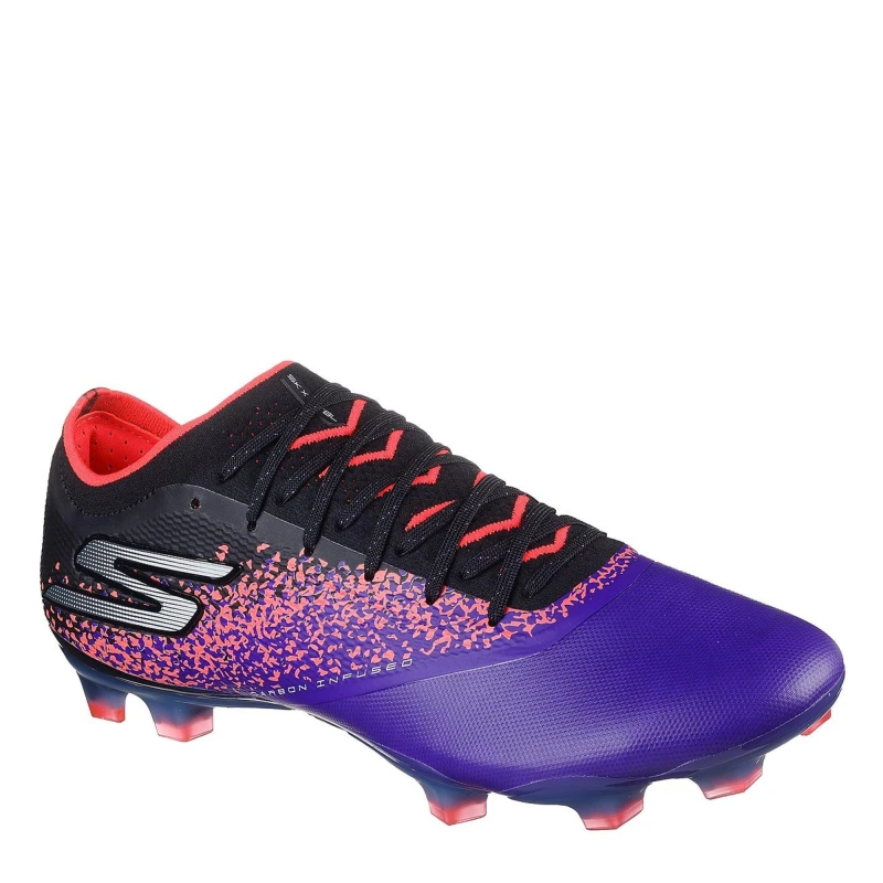 Image of Skechers Razor Elite Adults Firm Ground Football Boots Purple/Black male 6 (39.5)
