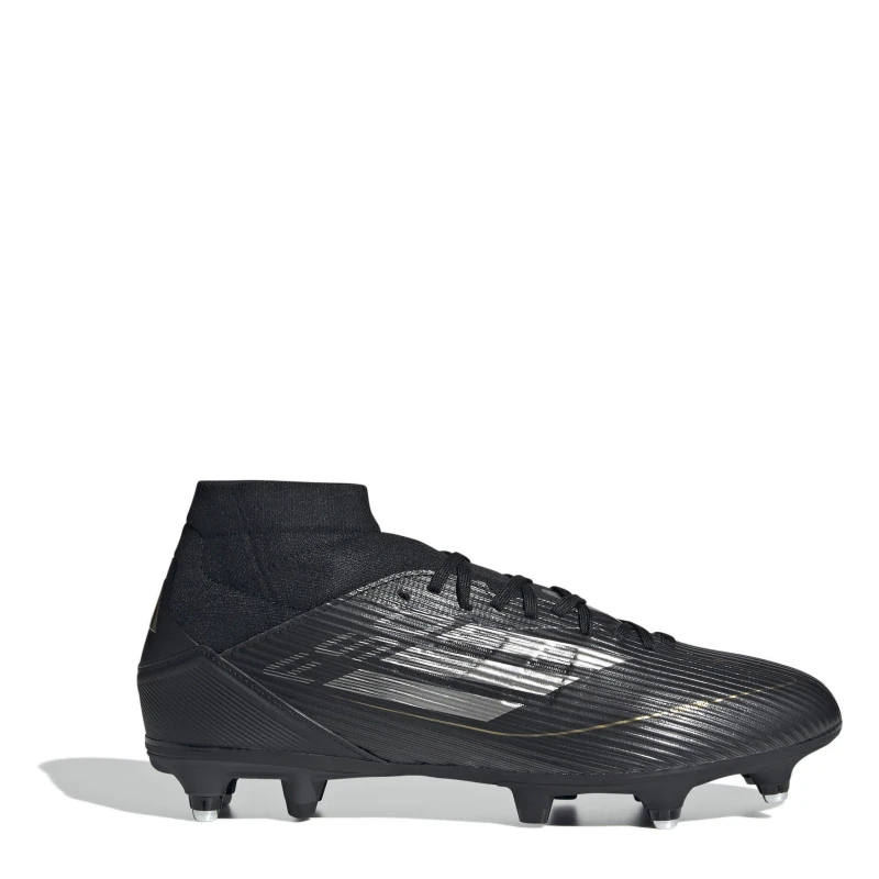 Image of adidas F50 League Mid-cut Soft Ground Football Boots Black/Silver male 7 (40.7)