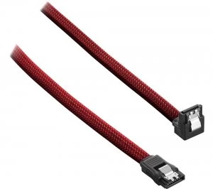 Image of ModMesh 30cm Right Angle SATA 3 Cable - Red