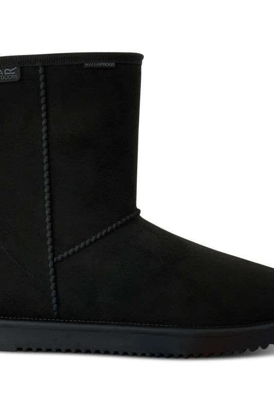 Image of Regatta Womens Risely Waterproof Fur Lined Boots in Black Size: 6.5 Black Female 6.5
