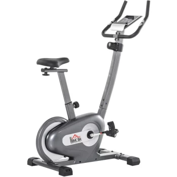 Image of 10-Level Indoor Magnetic Exercise Bike Cardio Workout Exercise Trainer - Homcom