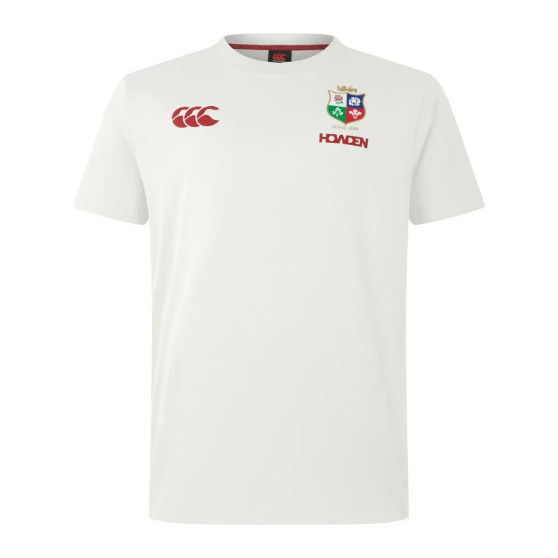 Image of Canterbury British and Irish Lions T-Shirt 2024 Adults - White White S
