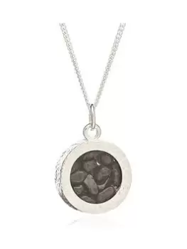 Image of Rachel Jackson London Sterling Silver Birthstone Amulet Pendant Necklace, March, Women