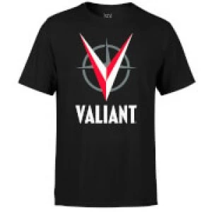 Image of Valiant Comics Logo Red T-Shirt - Black - M