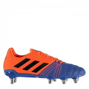 Image of adidas Kakari Elite SG Rugby Boots - Blue/Orange