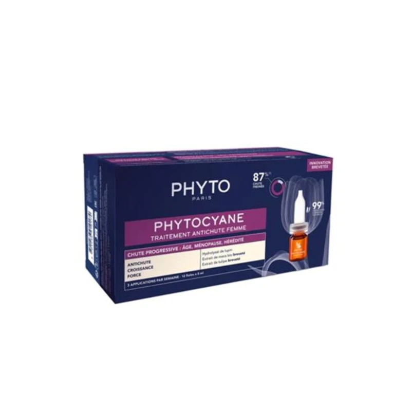 Image of Phyto Phytocyane Treatment Progressive Hair Loss For Her 12 x 5ml