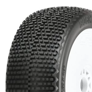 Image of Proline 'Buck Shot' S3 Premount Velocity V2 White Wheels (2)