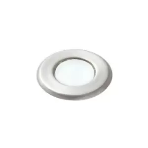 Image of Saxby Cove - Integrated LED 1 Light Outdoor Recessed Light Marine Grade Brushed Stainless Steel, Frosted IP67