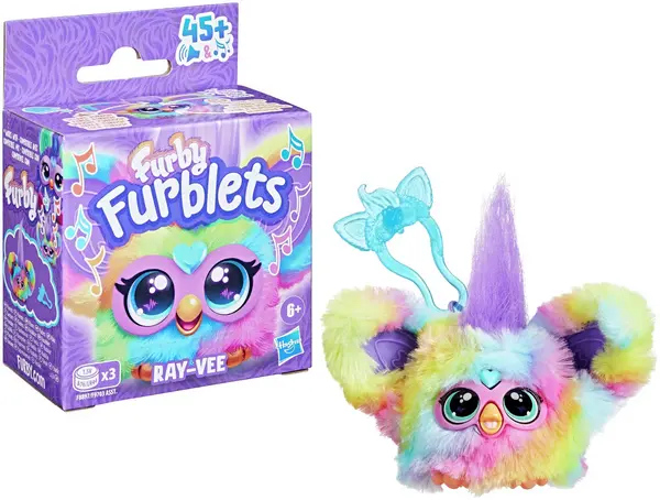 Image of Furby Furby Furblets Electric Rave Interactive Toy Plush