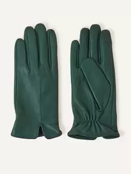 Image of Accessorize Touchphone Luxe Leather, Green, Size M/L, Women