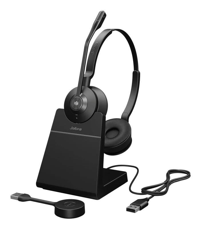 Image of Jabra Engage 55 SE MS Stereo USB-A Headset with Charging Stand 35125J GJQ35125J