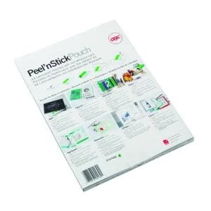 Image of GBC Peel and Stick A3 Laminating Pouch Adhesive Pack of 100 3747236