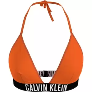 Image of Calvin Klein Triangle Bikini Top - Orange