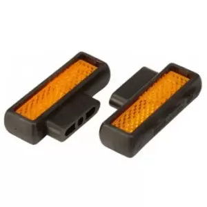 Image of Shimano SM-PD65 Pedal Reflector Unit - Pair - Orange