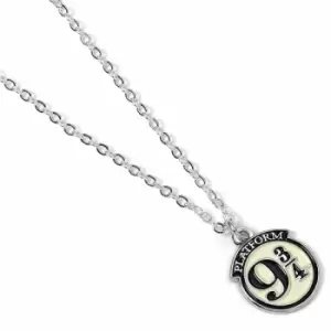 Image of Harry Potter Pendant & Necklace Platform 9 3/4 (silver plated)
