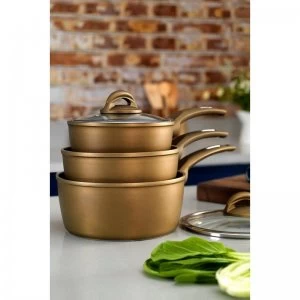 Image of Tower Cerastone Forged 3 Piece Non-Stick Pan Set