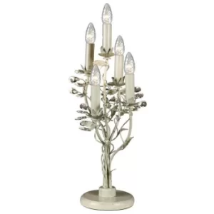 Image of Linea Verdace Michelan 5 Light Table Lamp Beige Gray