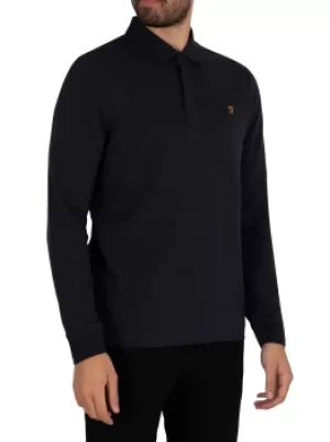 Image of Organic Haslam Longsleeved Polo Shirt