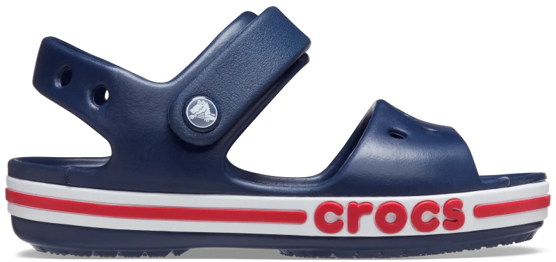 Image of Crocs Kids Toddler Bayaband Sandals Navy / Pepper C6