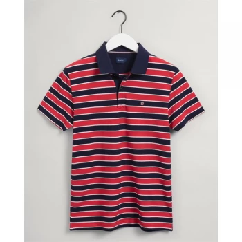 Image of Gant Shield Rugger Polo Shirt - ClassicBlue 409