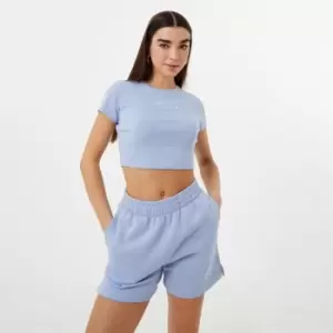 Image of Jack Wills Cropped Baby Tee - Blue