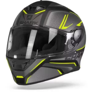 Image of Shark D-Skwal 2 Daven Mat Black Anthracite Yellow KAY M