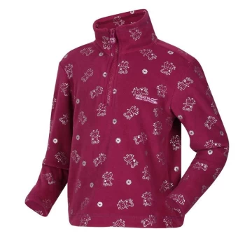 Image of Regatta Peppa Pig Printed Half Zip Fleece - RaspRadiance
