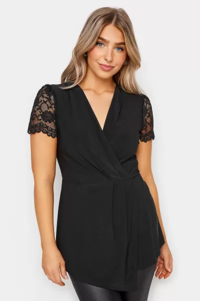 Image of Asymmetric Wrap Top