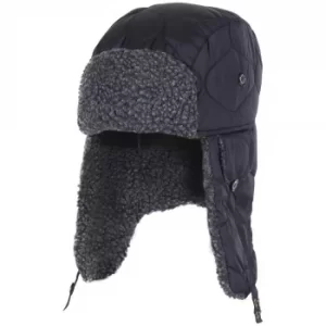 Image of Barbour Mens Sandbay Quilted Trapper Hat Black XL