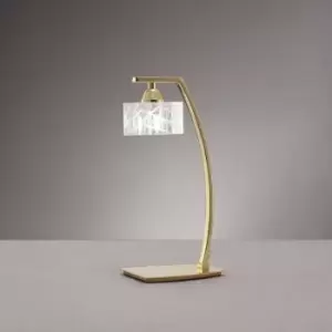 Image of Table Lamp Zen 1 Bulb G9, polished brass