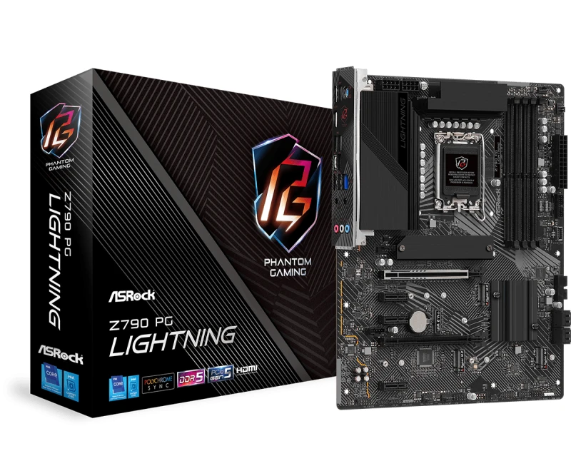 Image of Asrock Z790 PG LIGHTNING Intel Z790 1700 ATX 4 DDR5 HDMI eDP 2.5G...