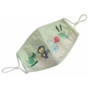 Image of Kids Cotton Face Mask - Animal Party - Single - 703037 - Jack N Jill