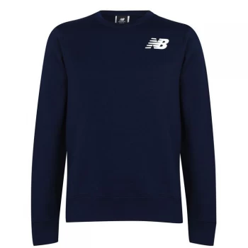 Image of New Balance Fleece Crew Sweatshirt Mens - Navy