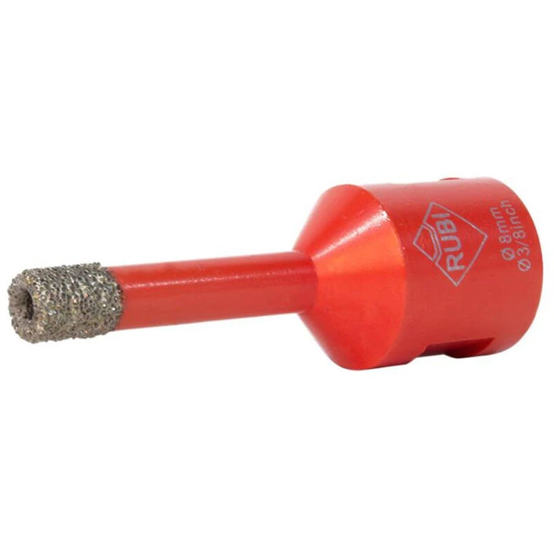Image of Rubi Dry Cut Diamond Tile Drill Bit for Angle Grinders 05989 Diameter: 8mm