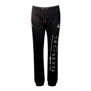Image of Sony Playstation Technical Mens Large Jogging Pants - Black/Red