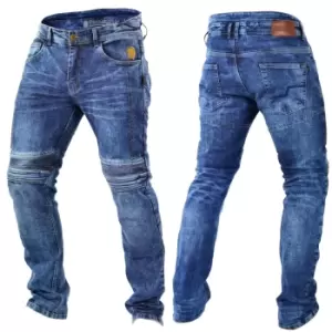Image of Trilobite Micas Urban Motorcycle Jeans, blue, Size 32, blue, Size 32