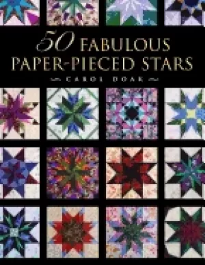 Image of 50 fabulous paper pieced stars cd included